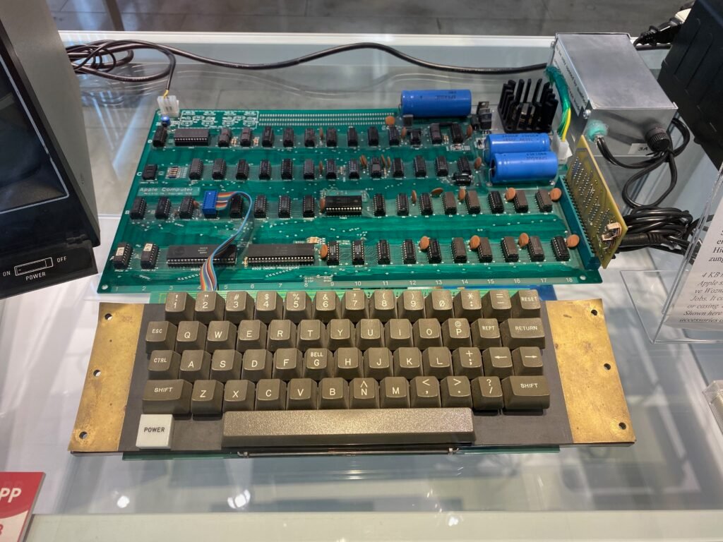 Apple I in the German Museum in Munich, Germany.